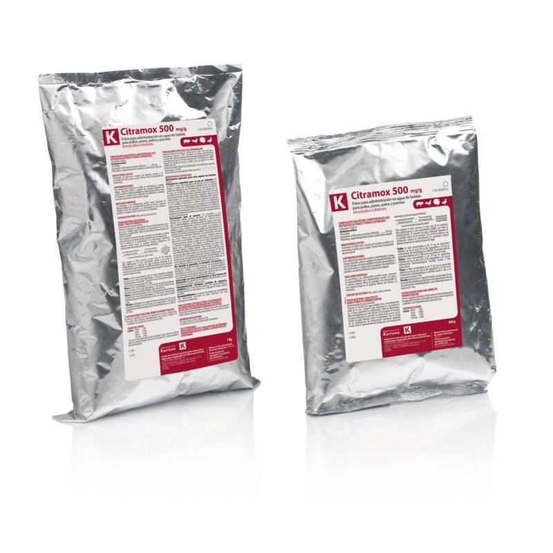 Цитрамокс Третман на инфекции предизвикани од бактерии чувствителни на амоксицилин кај кокошките