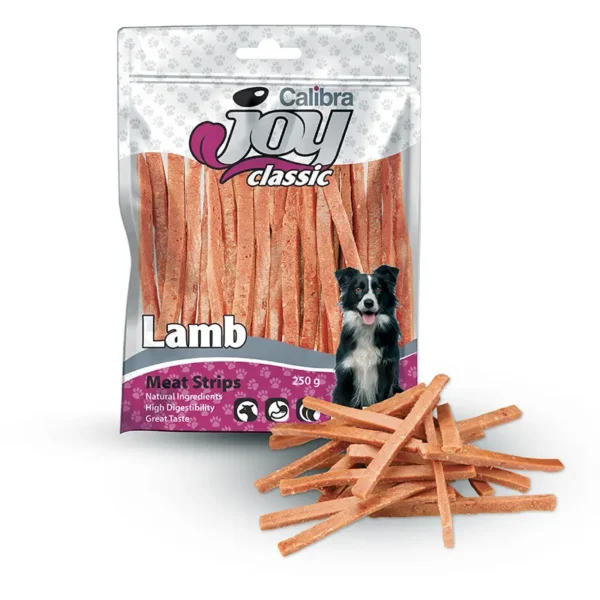 CALIBRA JOY DOG CLASSIC CORDERO STRIPS 250GR