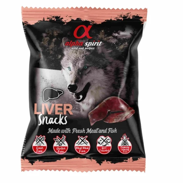 ALPHA SPIRIT CANINE HIGADO SNACKS 24X50GRS