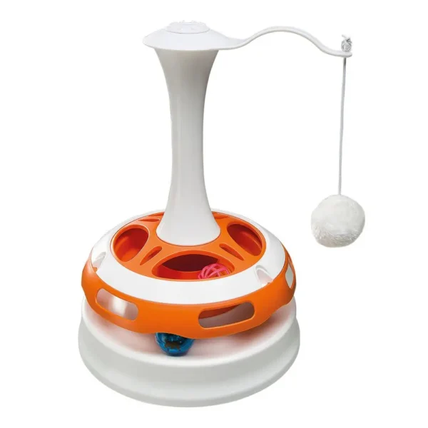 Juguete Interactivo para Gatos Tornado Carrusel de Ferplast: Diversión Asegurada