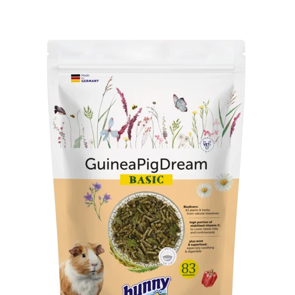 BUNNY ALIMENTO SUENO BASICO COBAYA 600GR