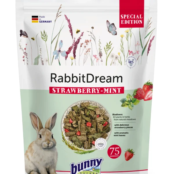 BUNNY ALIMENTO SUENO CONEJO ED. ESPECIAL FRESA-MENTA 1.5KG