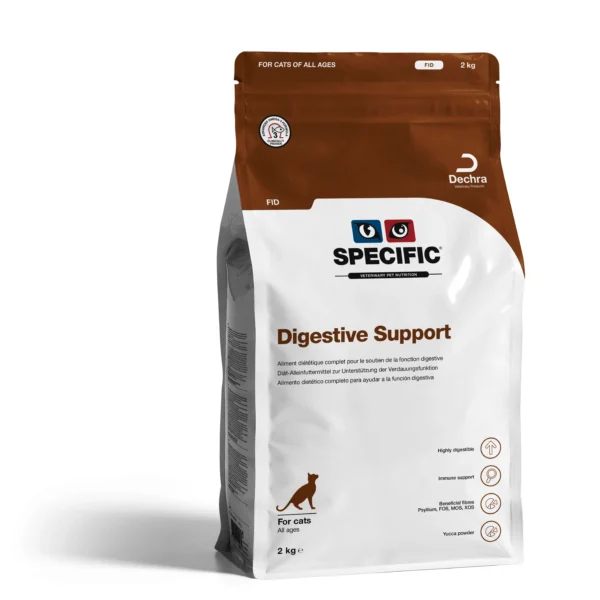 Alimento Digestivo para Gatos Adultos SPECIFIC Feline FID 2kg - Soporte Óptimo