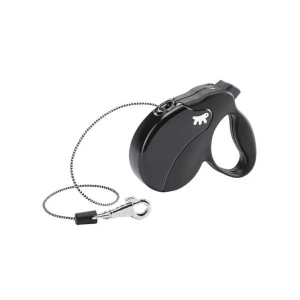 Correa Amigo Mini Cordon Negro de Ferplast: Seguridad y Estilo para Mascotas Pequeñas