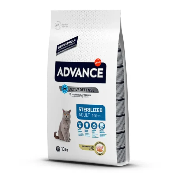 Advance Feline 成年絕育火雞乾糧 10kg - 絕育貓的健康乾糧