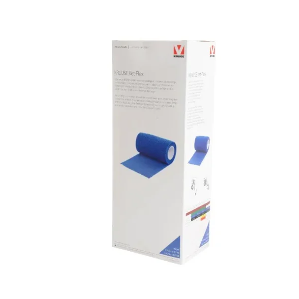 VET-FLEX 7,5CMX4,5 M AZUL 10UDS KRUUSE