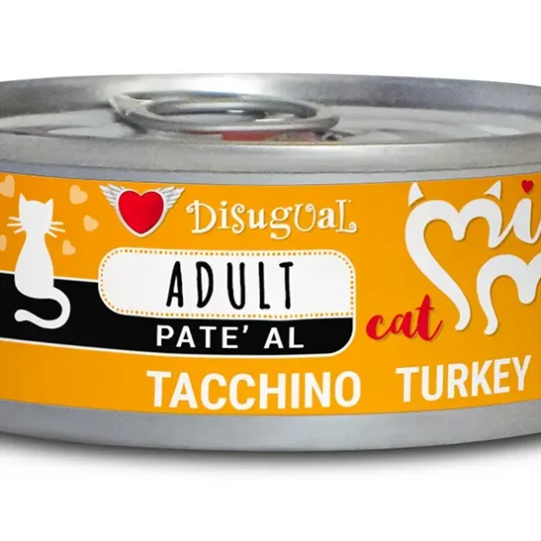 DISUGUAL Mini-Me Comida Húmeda para Gatos Sabor Pavo 12x85g - Alimentación Saludable