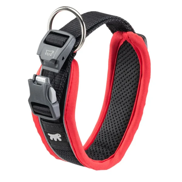 Collar de Nylon Rojo FERPLAST GENIUS C20/43: Comodidad y Estilo para tu Mascota