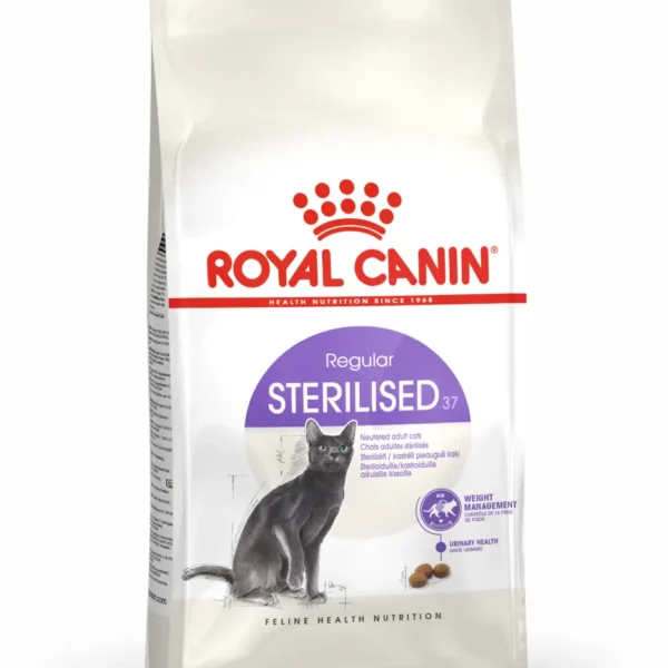 Royal Feline Adult Sterilised 37 2kg - Alimento Seco Saludable para Gatos Esterilizados
